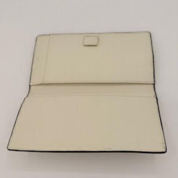 Coach Ivory Pebbled Leather Slim Wallet Unisex - Picture 5 of 7